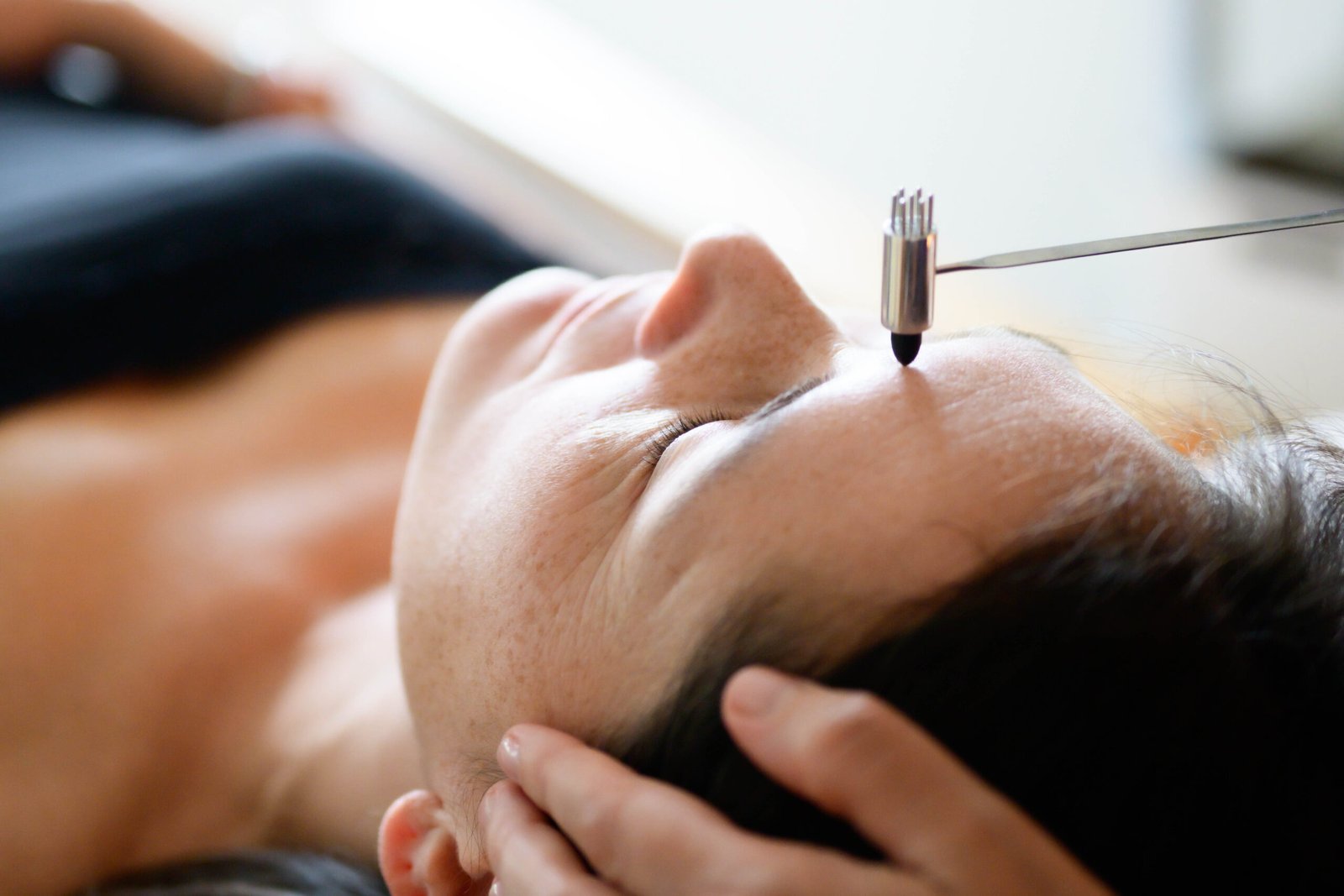 Facial reflexology session in Galway