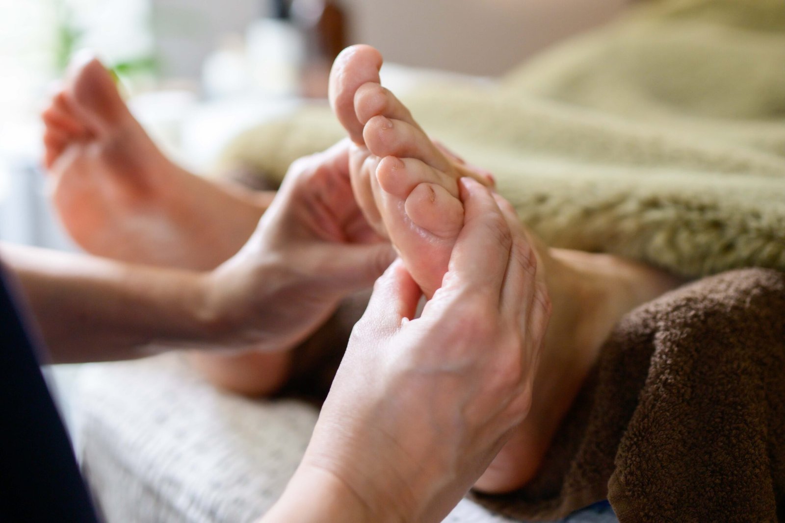 Foot Reflexology treatment session in Galway
